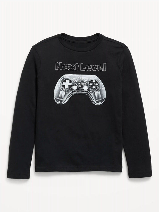 Long-Sleeve Graphic T-Shirt for Boys
