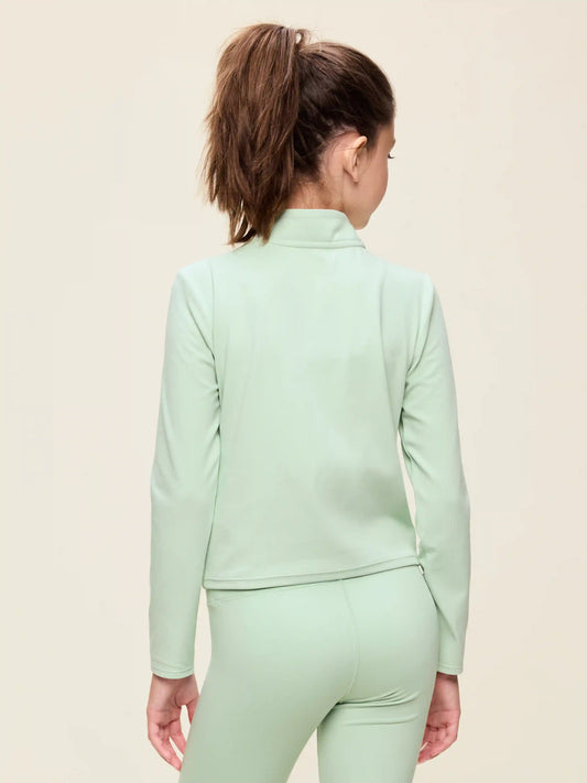 StudioSmooth Half-Zip Performance Top for Girls
