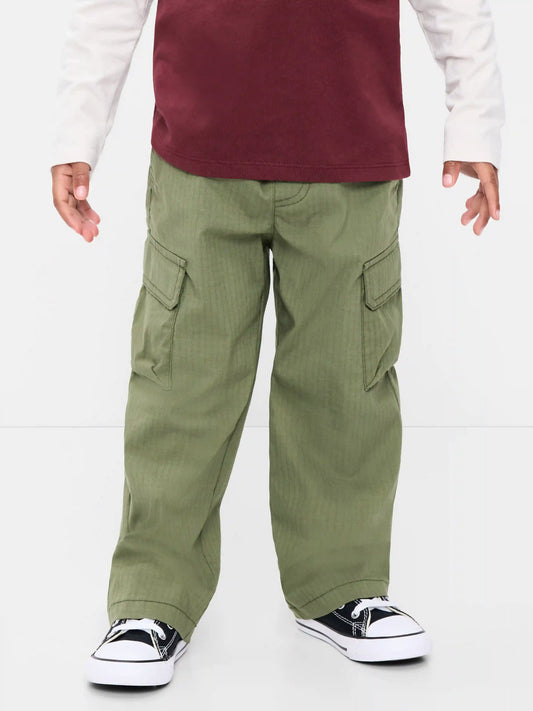 Baggy Cargo Ripstop Pants for Toddler Boys