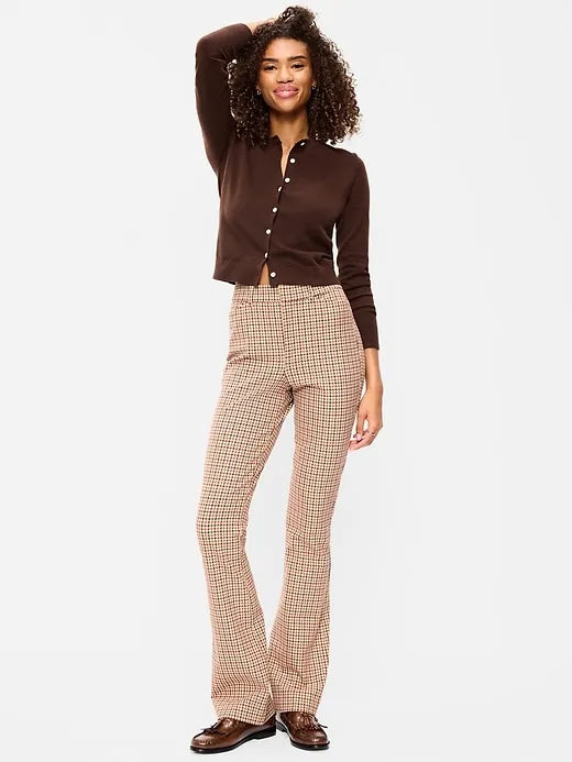 High-Waisted Pixie Flare Pants