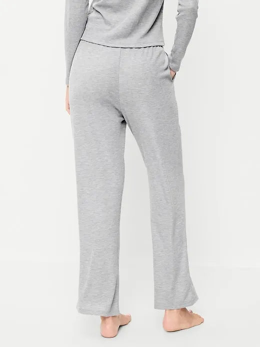 Waffle-Textured Pajama Pants
