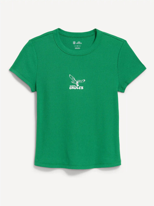 Philadelphia Eagles Snug Crop T-Shirt for Women