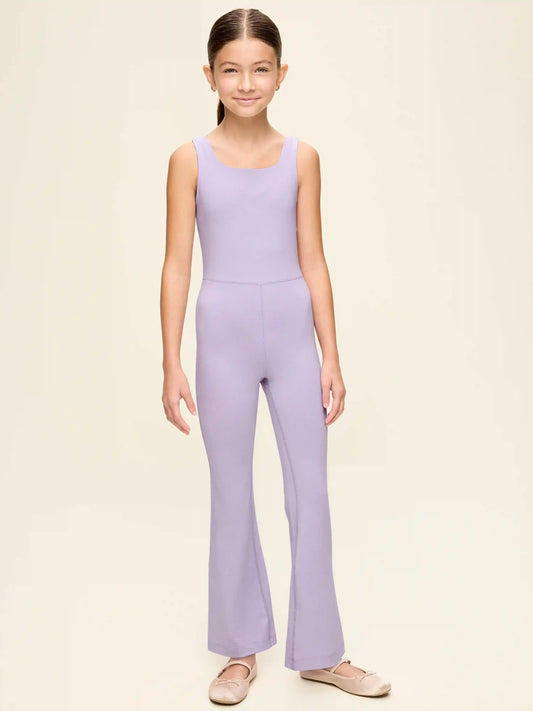 Sleeveless PowerChill Twist-Back Jumpsuit for Girls