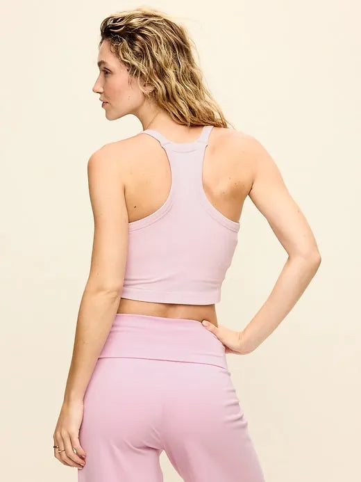 Seamless Square-Neck Longline Bra