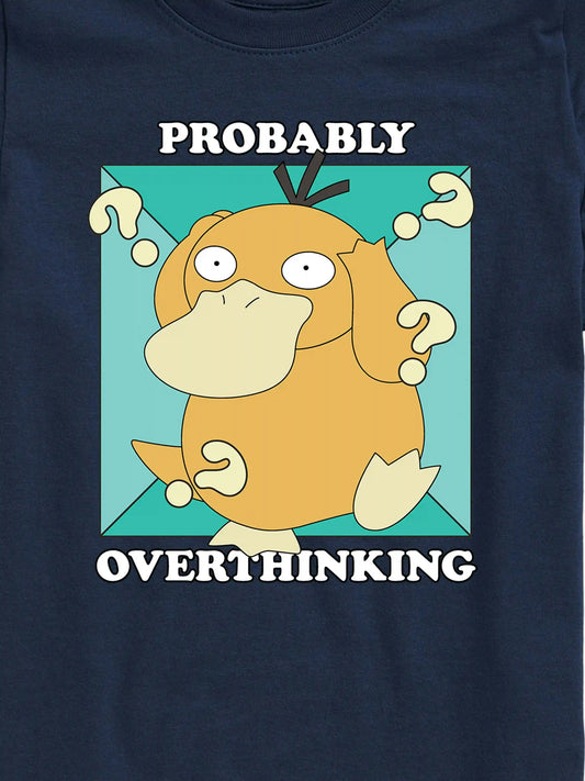 Pokemon Probably Overthinking Short Sleeve T-Shirt For Boys