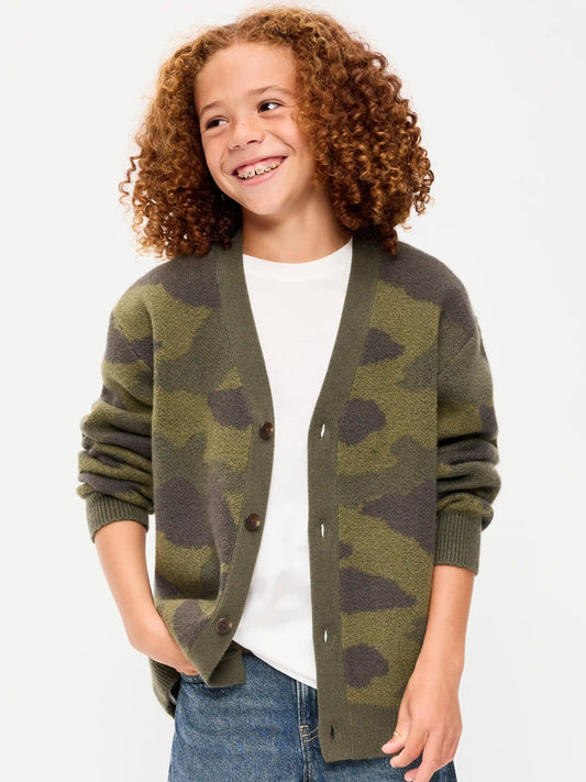SoSoft Oversized Cardigan Sweater for Toddler Boys