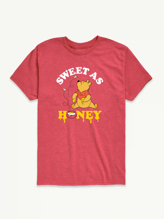 Winnie The Pooh Sweet As Honey- Short Sleeve T-Shirt For Toddler